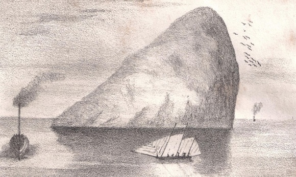 Ailsa Craig drawing 1840s