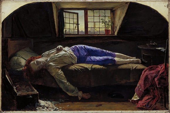 Chatterton by Henry Wallis 1856