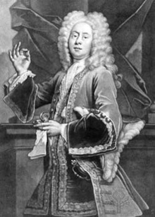 Image of Colley Cibber in the role of Lord Foppington