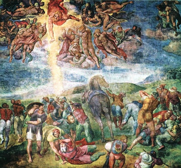 The Conversion of Saul by Michelangelo