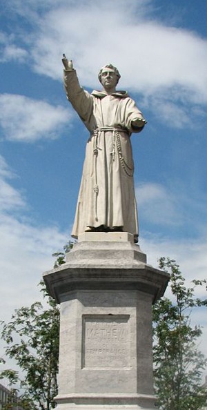 Statue of Father Mathew, The Temperance Priest, in Dublin