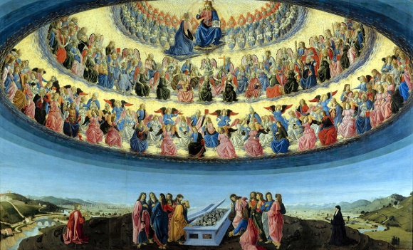Heirarchy of angels by Botticini