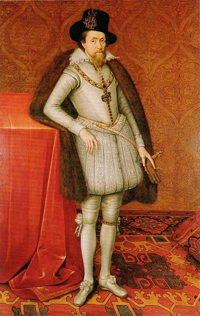 Portrait of James I by John de Critz c 1606
