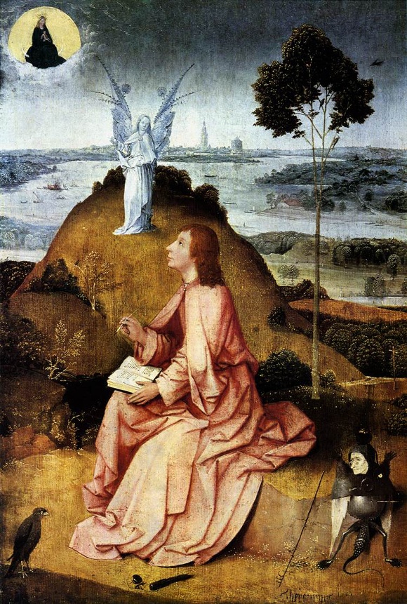 St John the Evangelist on Patmos by Hieronymous Bosch
