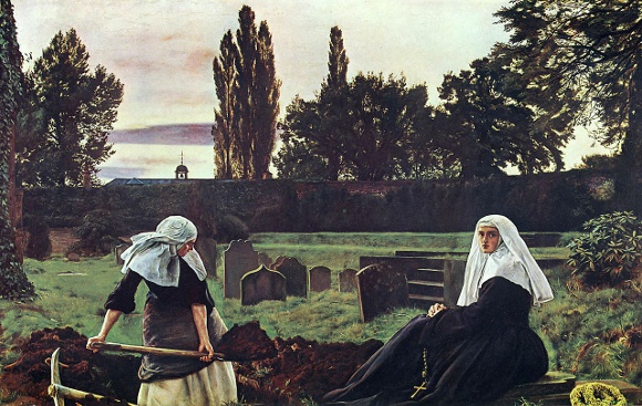 The Vale of Rest by Millais