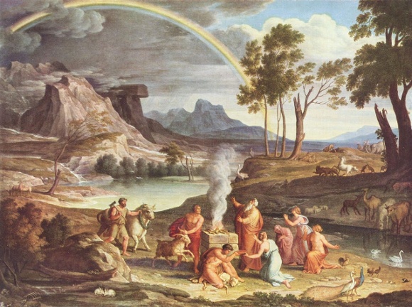 Noah's Thanksoffering by Joseph Anton Koch