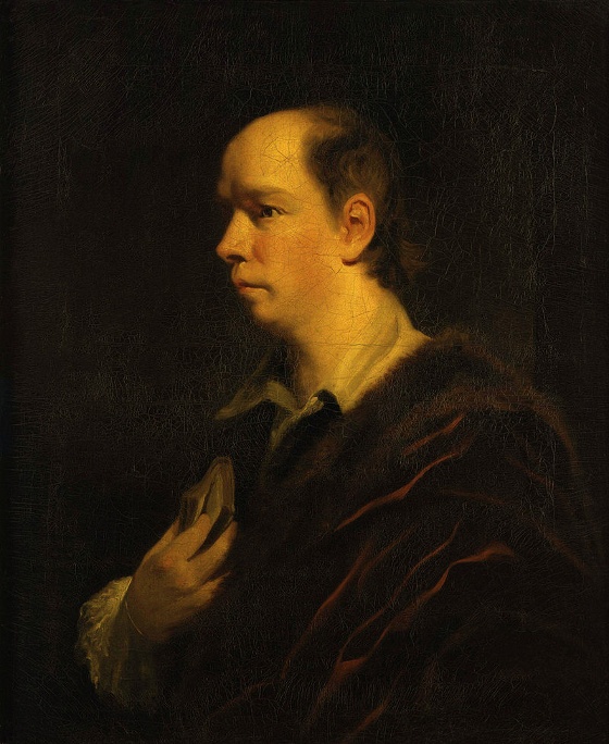 Painting of Oliver Goldsmith by Sir Joshua Reynolds