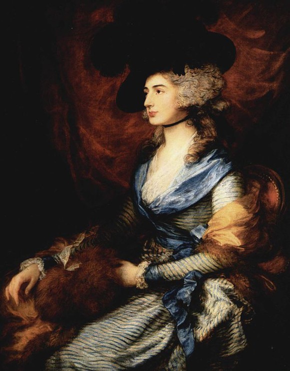 Portrait of Sarah Siddons by Thomas Gainsborough