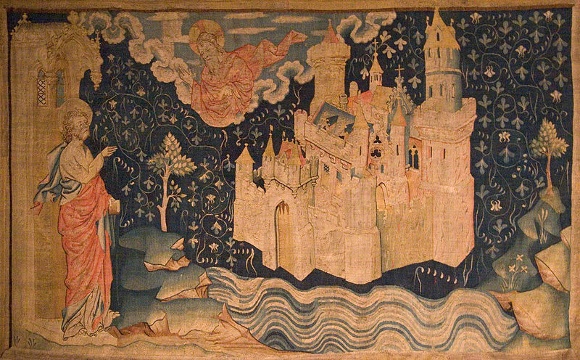 The New Jerusalem (Tapestry of the Apocalypse) image available through Creative Commons