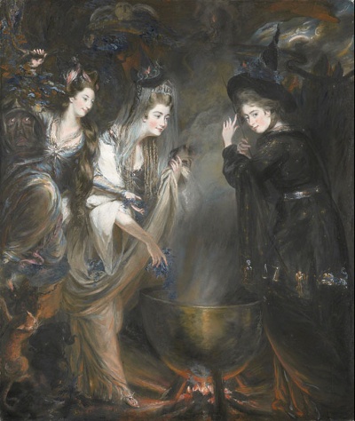 The Three Witches from Macbeth by Daniel Gardner 1775