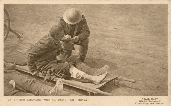 WWI letter home postcard