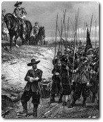 Oliver Cromwell at the Battle of Marsden Moor